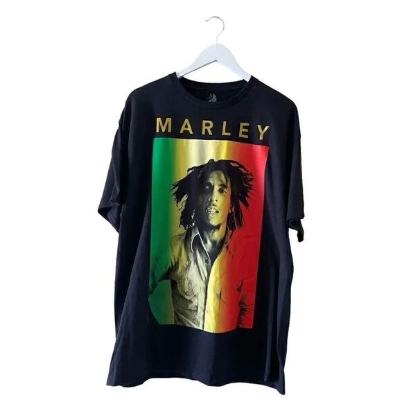 ZION Rootswear Unisex “Marley” Graphic  Cotton Short Sleeves SZ XL - Picture 1 of 11